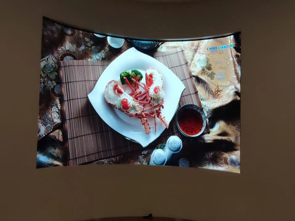 垦利室内P2.5弧形LED屏